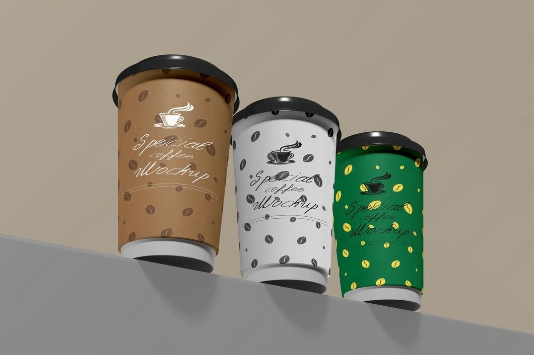 double wall coffee cups packaging